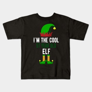 I'm The Cool 57 Year Old Elf Christmas Party Kids T-Shirt